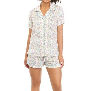 Short Sleeve Notched Pajama set